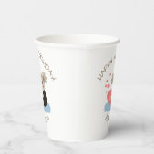 Gobelets En Papier Cute Koala Cuddles Anniversaire Numéro d'âge 386 (Droite)