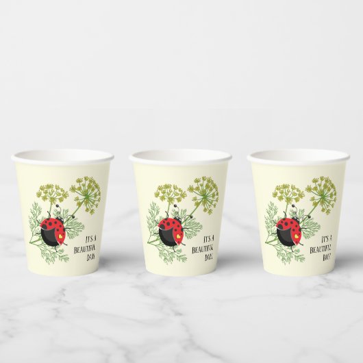 Gobelets En Papier Cute Ladybug | Belle Journée (Multi)