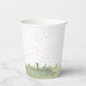 Gobelets En Papier Cute Let's Pawty Rose Custom Chig fête d'anniversa (Verso)