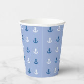 Gobelets En Papier Cute Little Anchor Pattern (Droite)