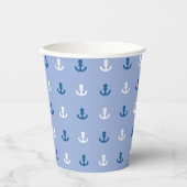 Gobelets En Papier Cute Little Anchor Pattern (Recto)