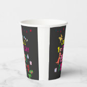 Gobelets En Papier Cute Modern Dino Dinosaur fête d'anniversaire pour (Droite)