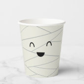 Gobelets En Papier Cute Mummy Halloween (Recto)