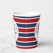 Gobelets En Papier Cute Nautical Sailboat Thème (Droite)