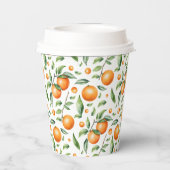 Gobelets En Papier Cute Orange (Verso)