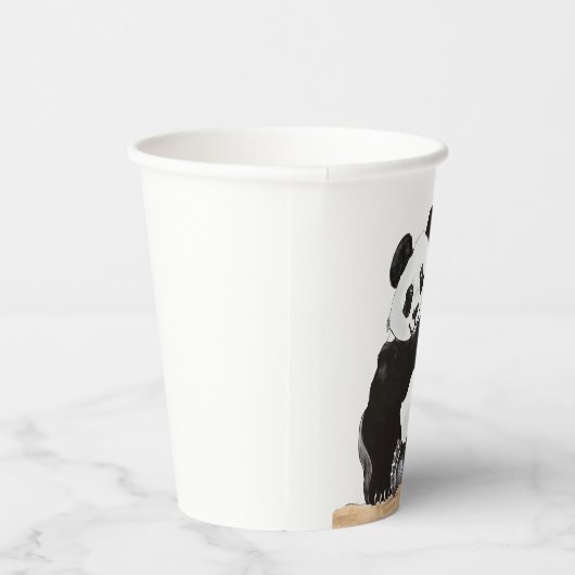 Gobelets En Papier Cute Panda (Droite)