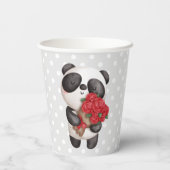 Gobelets En Papier Cute Panda (Verso)