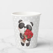 Gobelets En Papier Cute Panda (Recto)