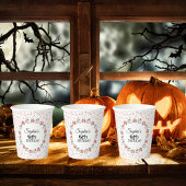 Gobelets En Papier Cute Pastel Ghost Thème Texte Customisé Anniversai