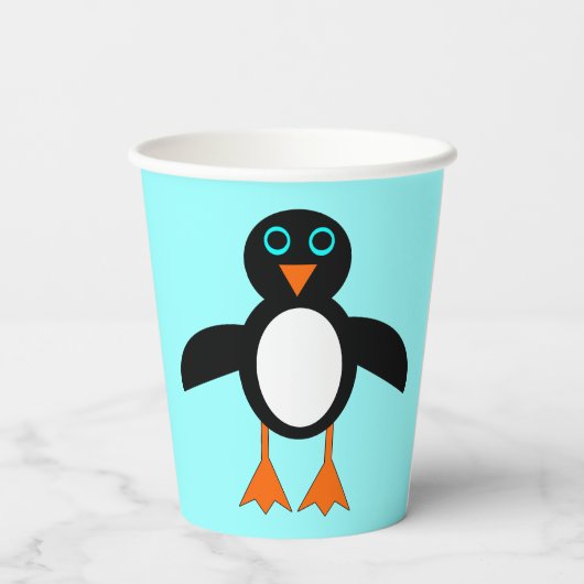 Gobelets En Papier Cute Penguin (Verso)
