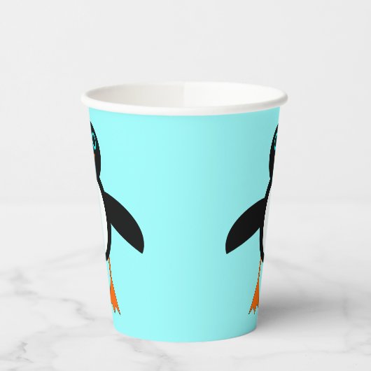 Gobelets En Papier Cute Penguin (Gauche)