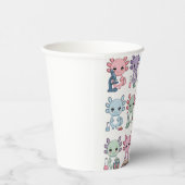 Gobelets En Papier Cute Science Axolotl Grid (Droite)