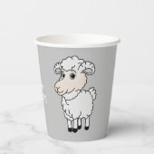 Gobelets En Papier Cute Sheep (Verso)