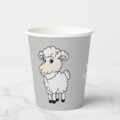Gobelets En Papier Cute Sheep (Recto)
