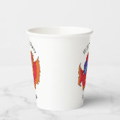 Gobelets En Papier Cute Siamese combat poisson betta dessin (Gauche)