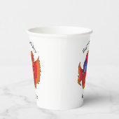 Gobelets En Papier Cute Siamese combat poisson betta dessin (Droite)