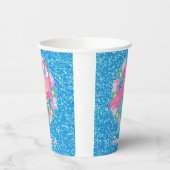 Gobelets En Papier Cute sirène rose Parties scintillant bleue personn (Gauche)