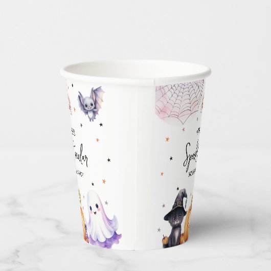 Gobelets En Papier Cute Spooktacular Anniversaire (Droite)