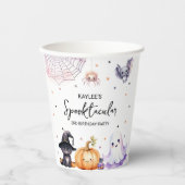 Gobelets En Papier Cute Spooktacular Anniversaire (Recto)