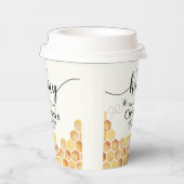 Gobelets En Papier Cute Sunflower Bee Baby Shower (Droite)