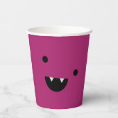 Gobelets En Papier Cute Vampire Halloween (Verso)