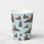 Gobelets En Papier Cute Walrus Motif (Droite)