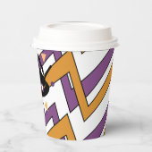 Gobelets En Papier Cute Witch Halloween Zig Zag Confetti Coupes en pa (Gauche)