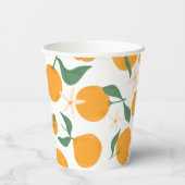 Gobelets En Papier Cutie Clementine Mandarin Tangerine Orange Fruit (Verso)