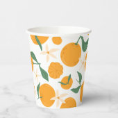 Gobelets En Papier Cutie Clementine Mandarin Tangerine Orange Fruit (Gauche)