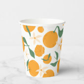 Gobelets En Papier Cutie Clementine Mandarin Tangerine Orange Fruit (Droite)