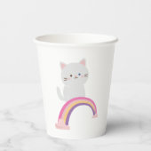 Gobelets En Papier Cutie Kitten Cat (Verso)