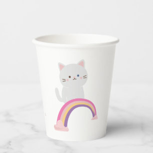 Gobelets En Papier Cutie Kitten Cat                   