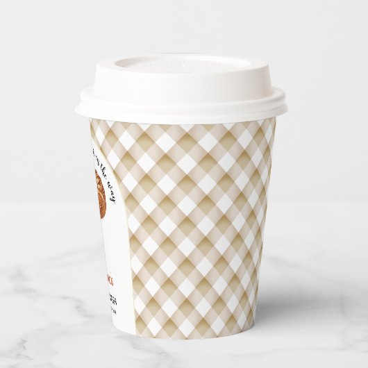 Gobelets En Papier Cutie Pie Apple Pie Thanksgiving Baby shower (Gauche)