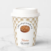 Gobelets En Papier Cutie Pie Apple Pie Thanksgiving Baby shower (Recto)