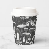 Gobelets En Papier Cuvettes de café de champignons (Verso)