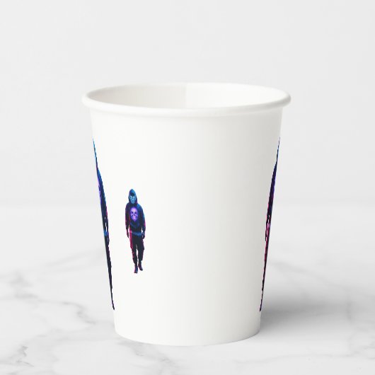 Gobelets En Papier Cyberpunk (Gauche)