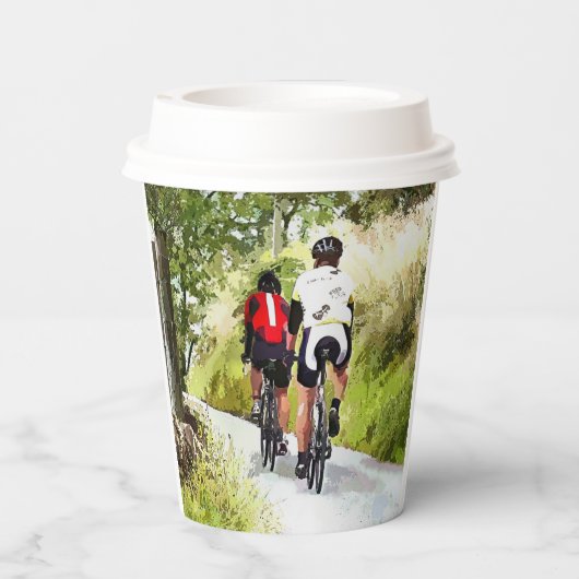 GOBELETS EN PAPIER CYCLISME (Verso)