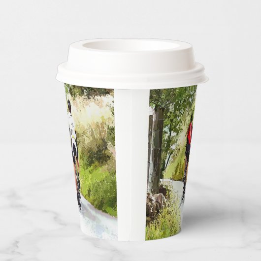 GOBELETS EN PAPIER CYCLISME (Droite)