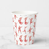 Gobelets En Papier Dabing Père Noël Fun Motif de Noël (Droite)