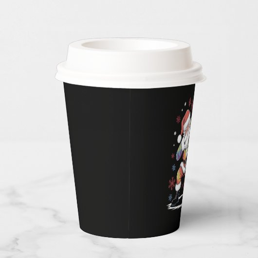 Gobelets En Papier Dabler Noël Père Noël mauvais Noël Noël (Droite)