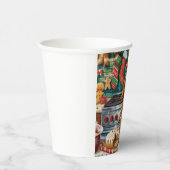 Gobelets En Papier Dachshund Gîtes : Noël festif (Droite)