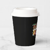 Gobelets En Papier Dachshund Maman Noël Amoureux des chiens cadeau No (Droite)