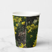 Gobelets En Papier Daffodiles jaunes et blancs Fleurs de printemps (Droite)
