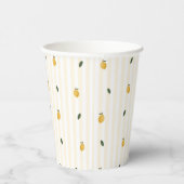 Gobelets En Papier Dainty Lemon Motif tasse papier (Droite)