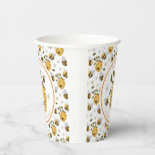 Gobelets En Papier Daisy Beehive Bumblebee Bee Baby shower (Droite)