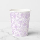 Gobelets En Papier Daisy Blooms - Airy Lilac (Verso)