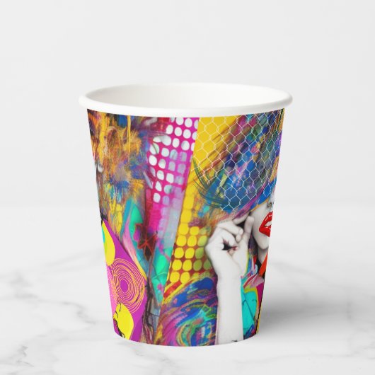 Gobelets En Papier Dame Clashy (Recto)