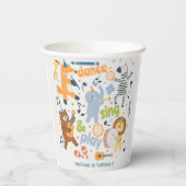 Gobelets En Papier Dance sing and play kids birthday (Verso)