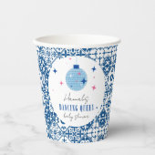 Gobelets En Papier Dancing Queen grec Musical disco baby shower (Recto)