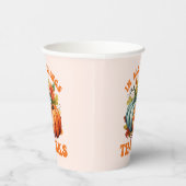 Gobelets En Papier Dans toutes les choses donner Merci Citrouille (Droite)